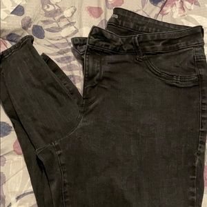 Maurice black skinny jeans